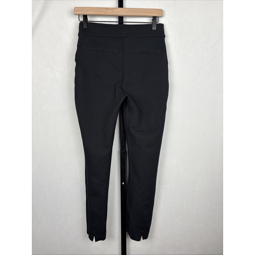 Spanx The Perfect Pant Ankle Sz Small Tall Back Seam Black Ponte Pull On Stretch - Picture 6 of 11